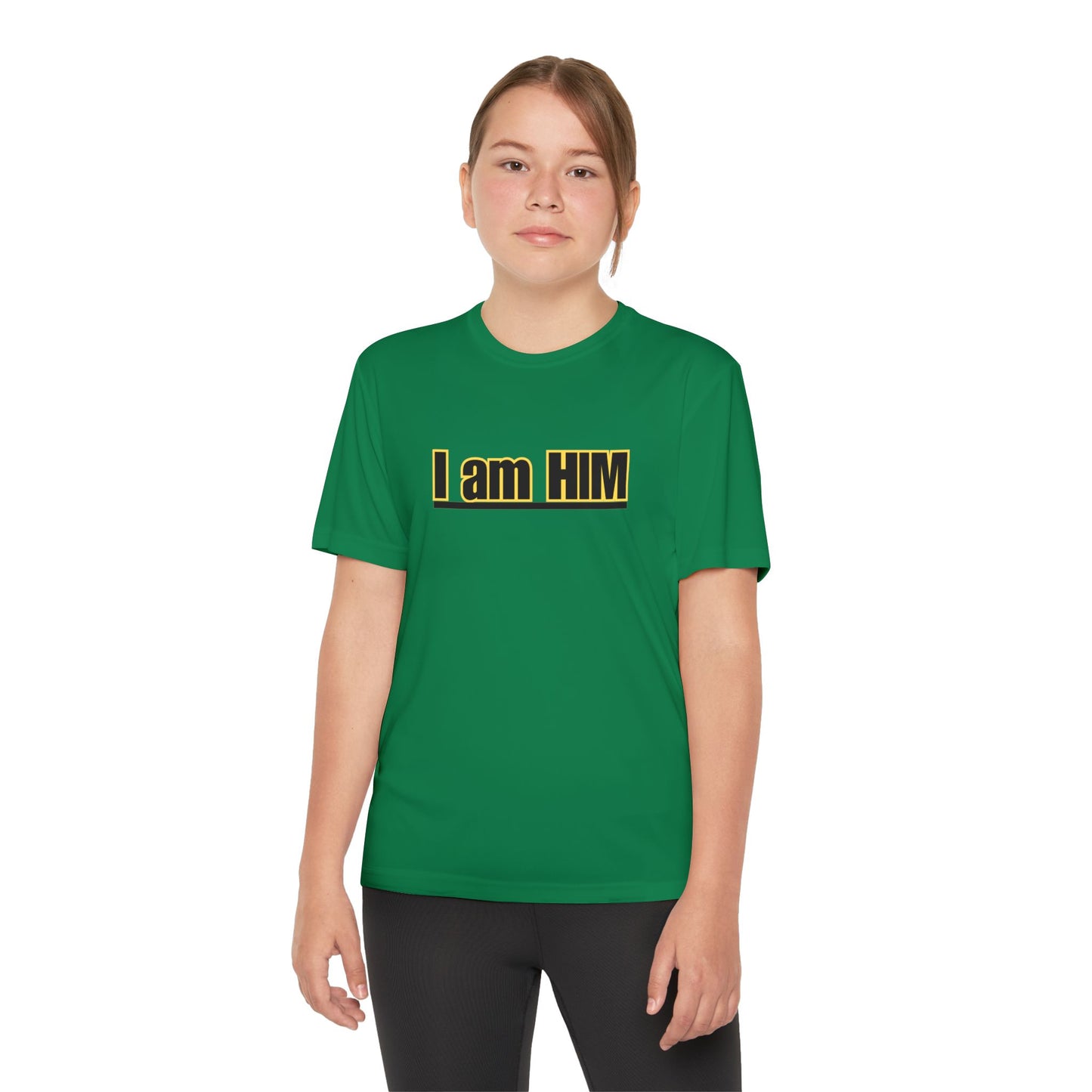 'I am HIM' with Bold Graphic Design