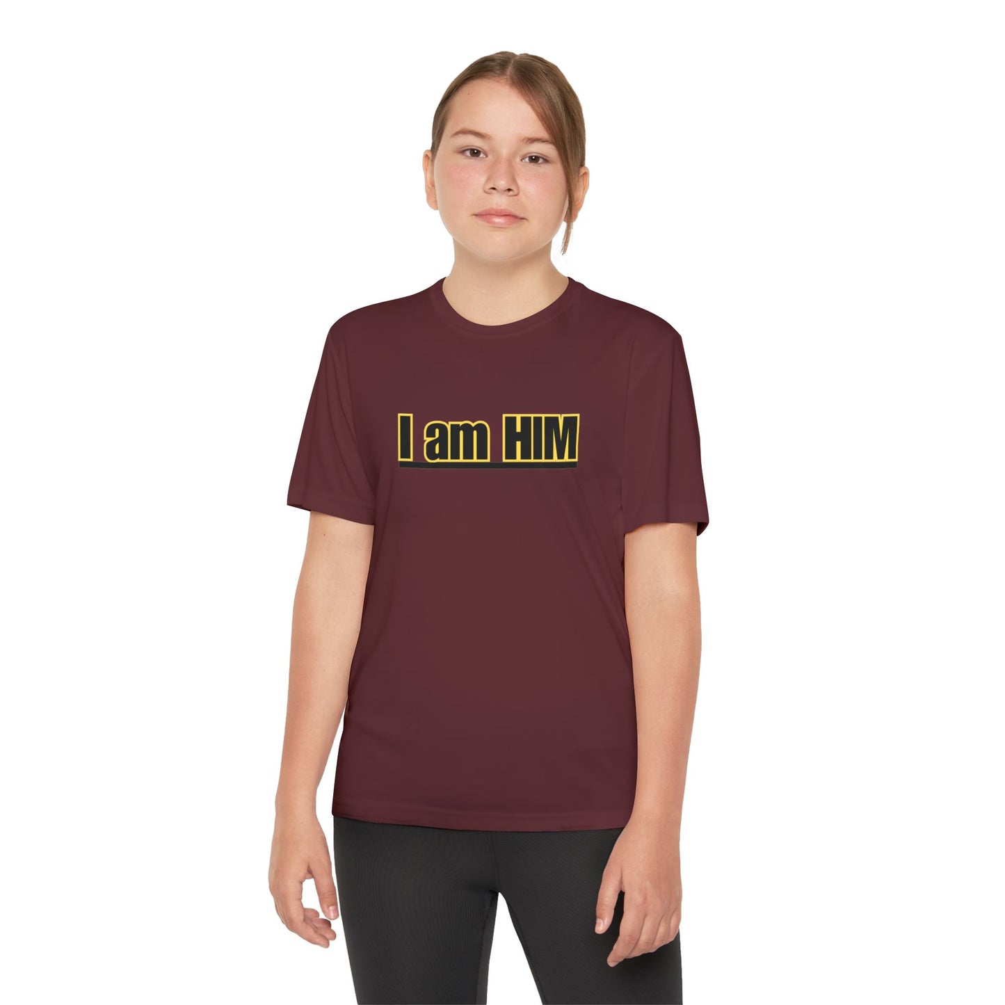 'I am HIM' with Bold Graphic Design