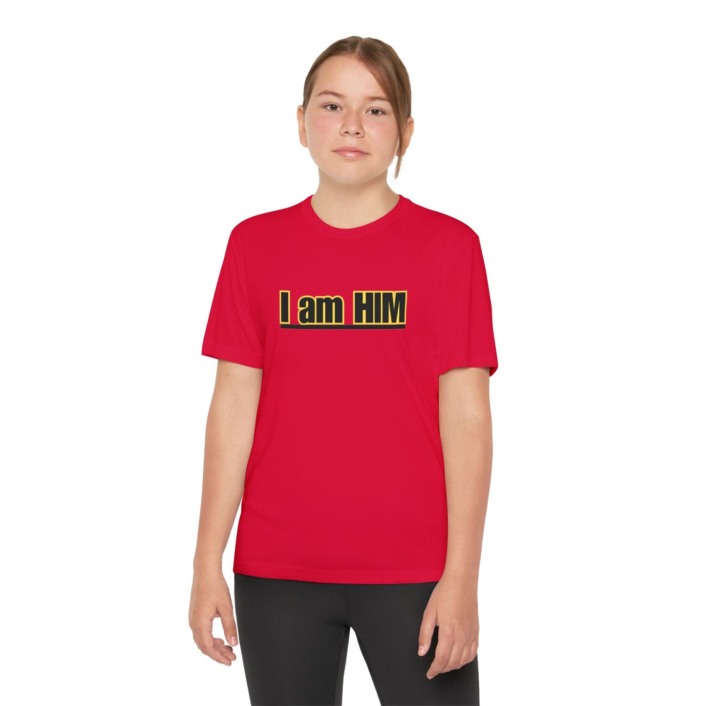 'I am HIM' with Bold Graphic Design