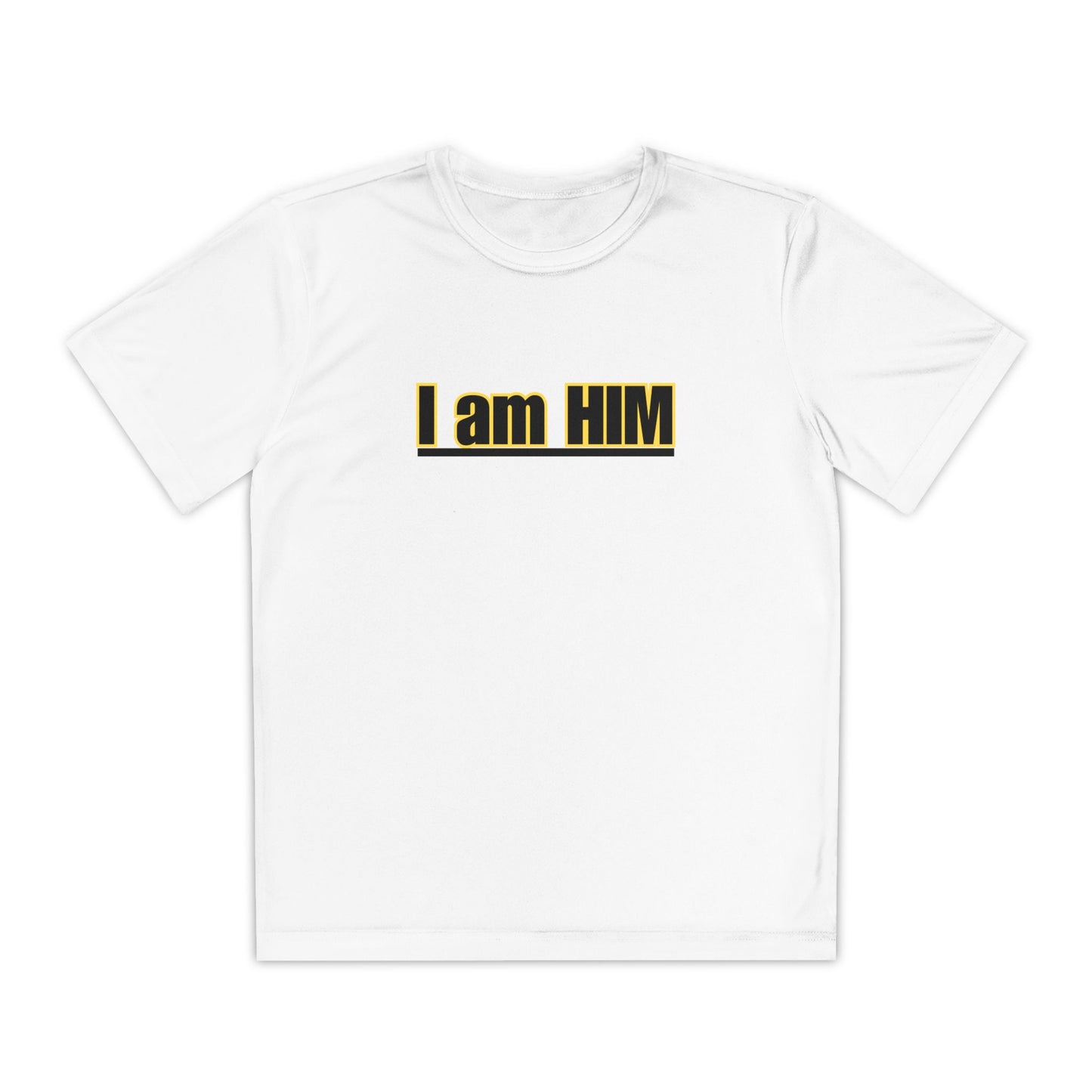 'I am HIM' with Bold Graphic Design