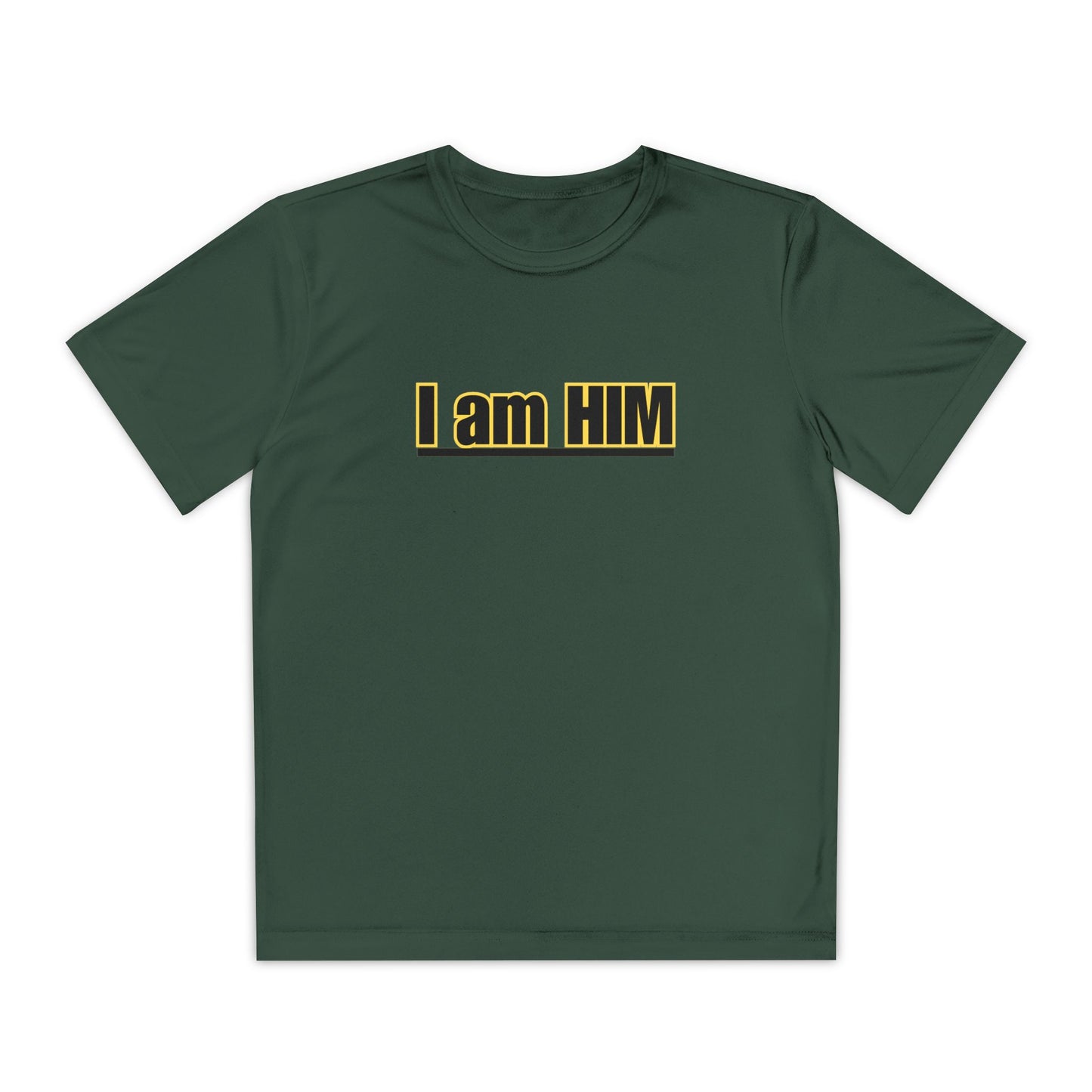 'I am HIM' with Bold Graphic Design