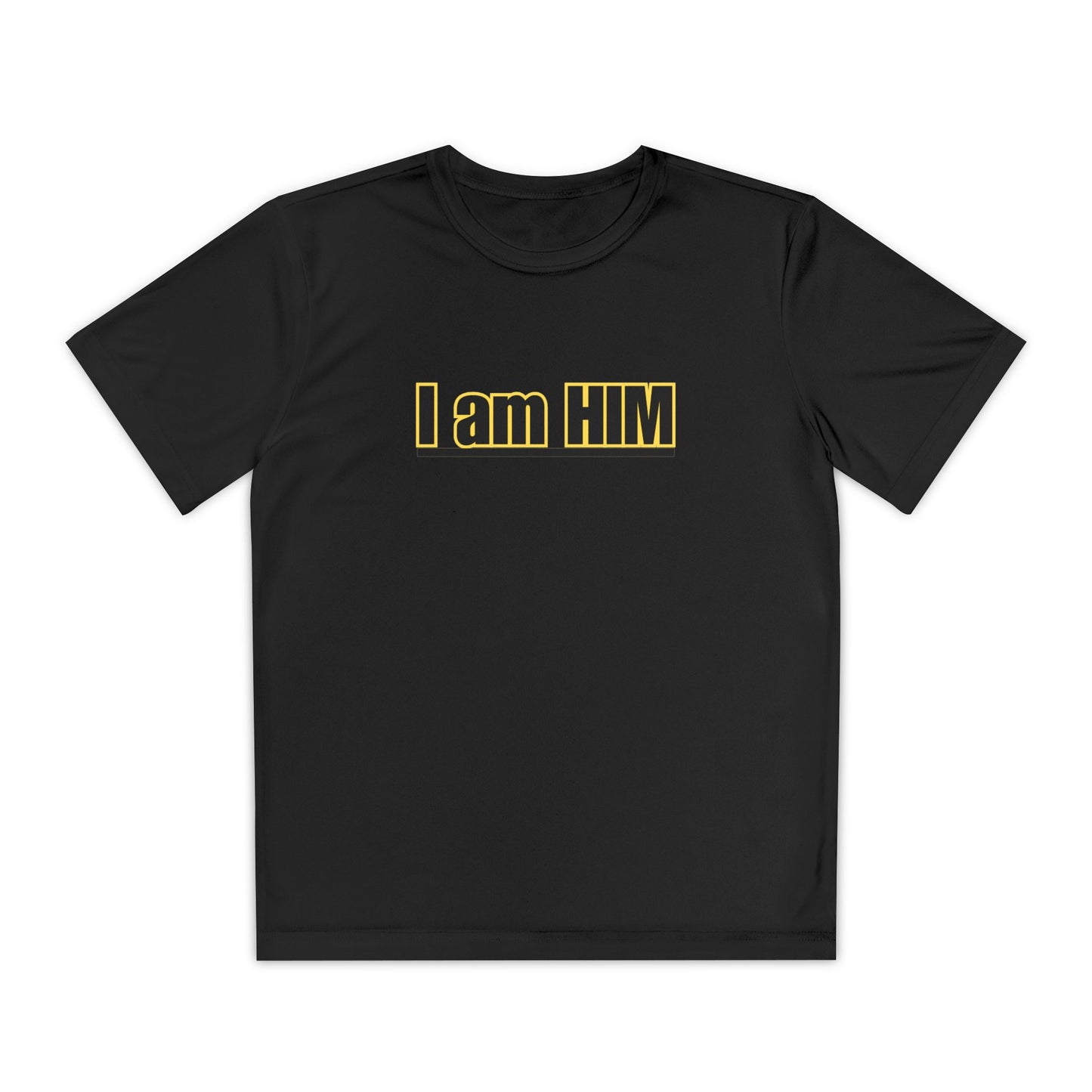 'I am HIM' with Bold Graphic Design