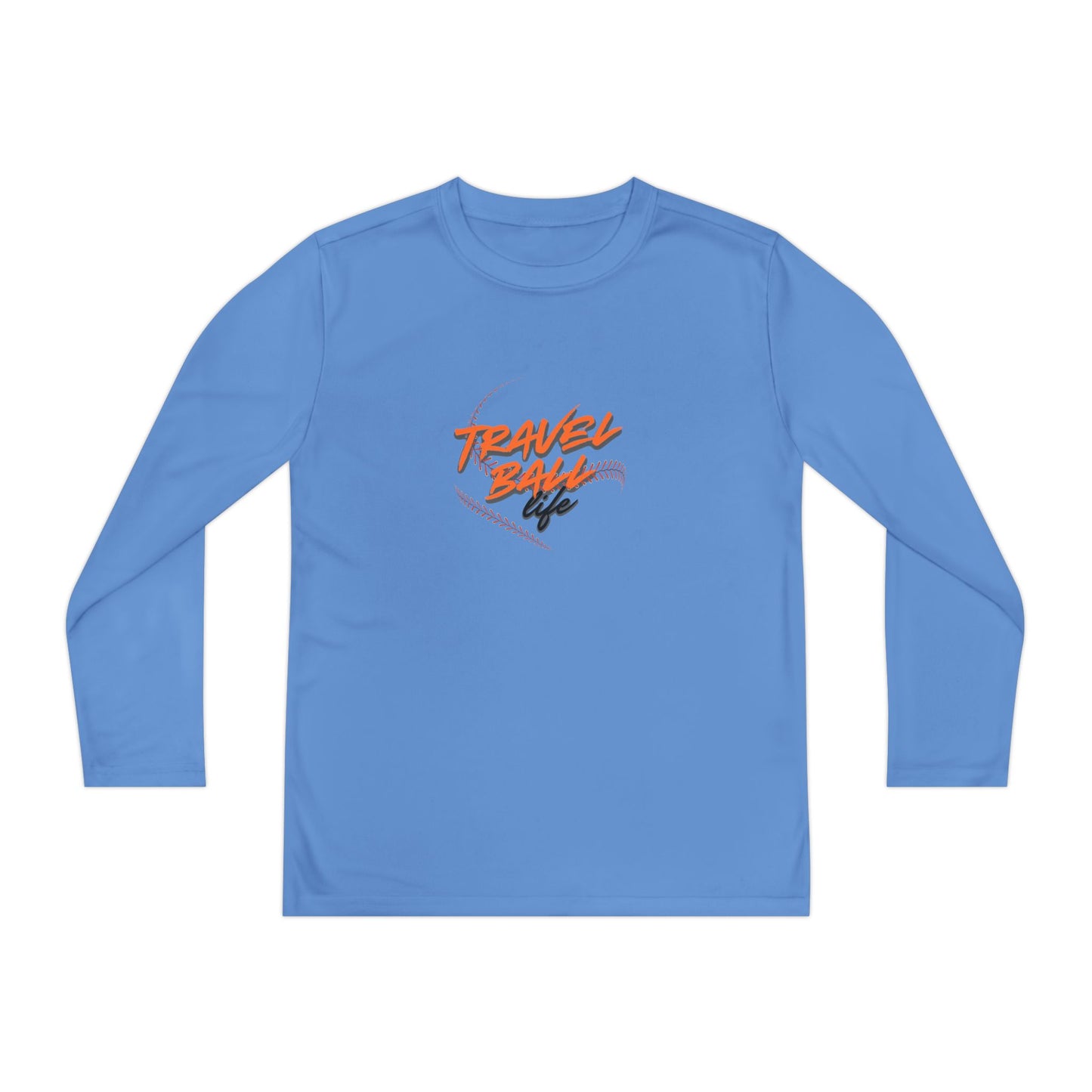 Travel Ball life long sleeve kids tee