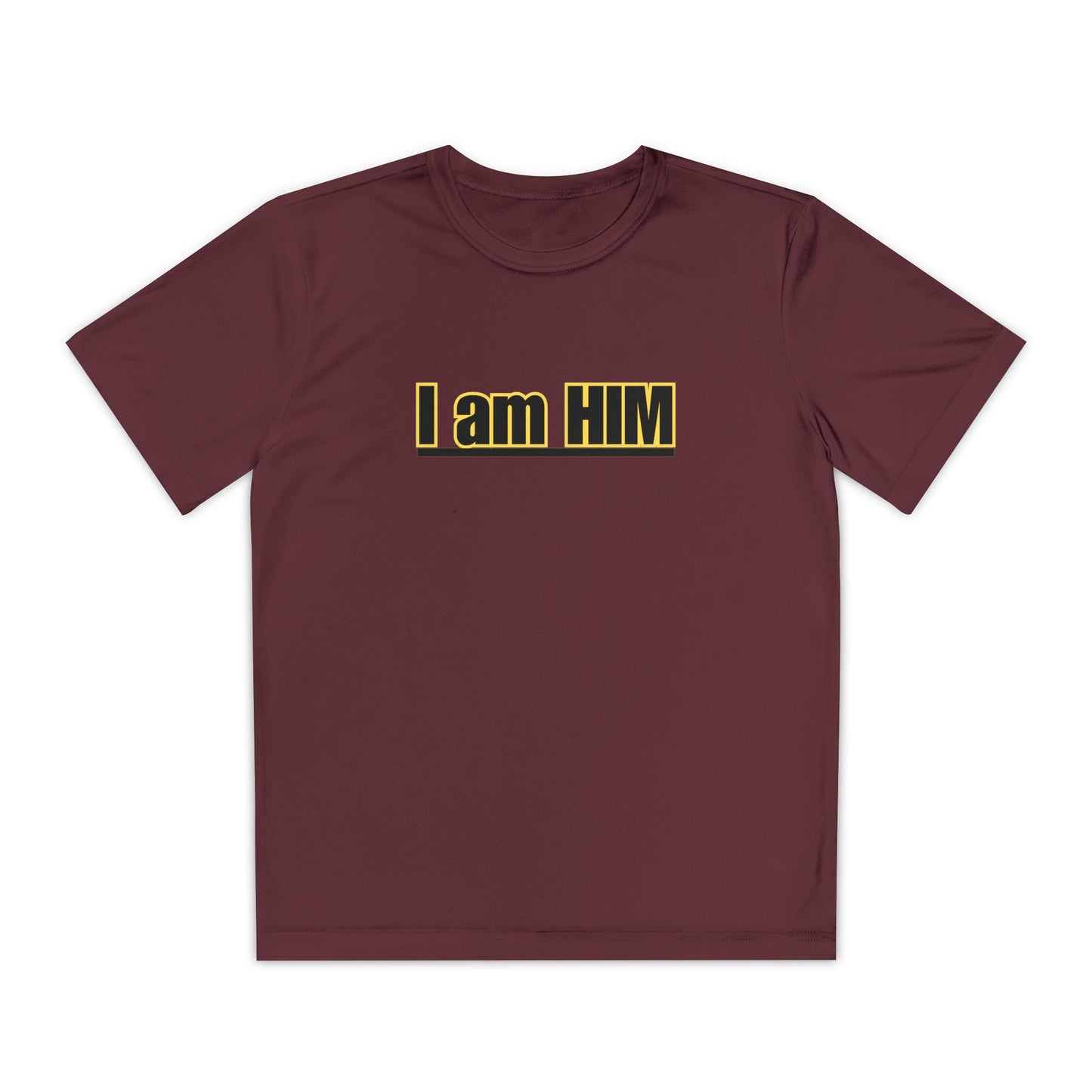 'I am HIM' with Bold Graphic Design