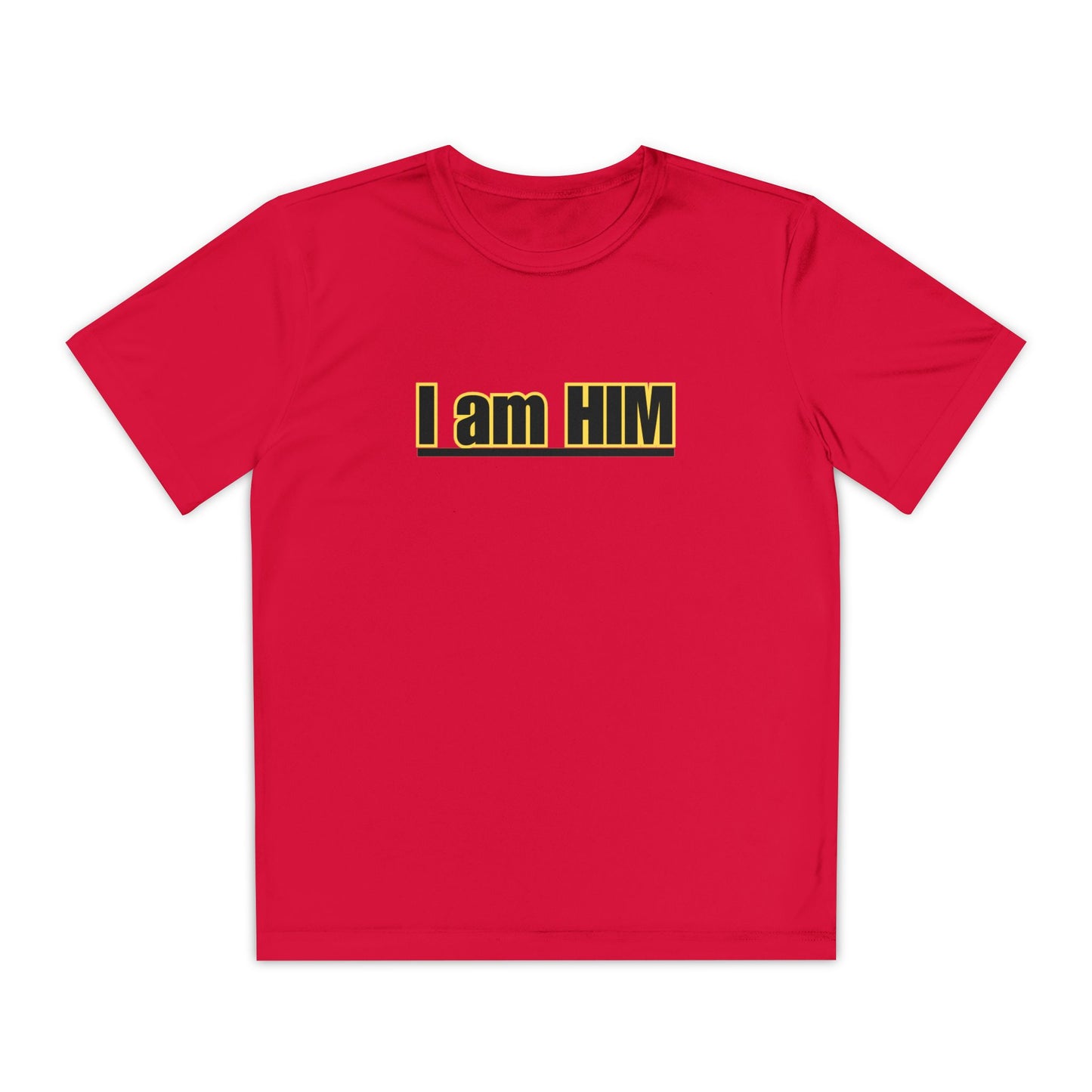 'I am HIM' with Bold Graphic Design