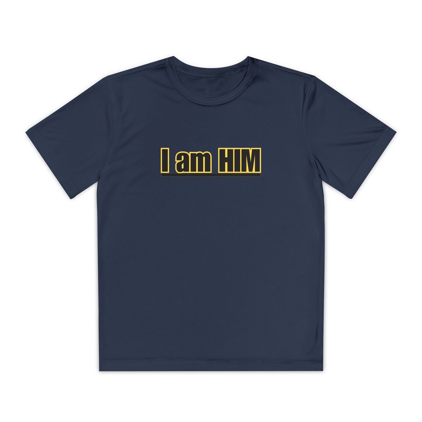'I am HIM' with Bold Graphic Design