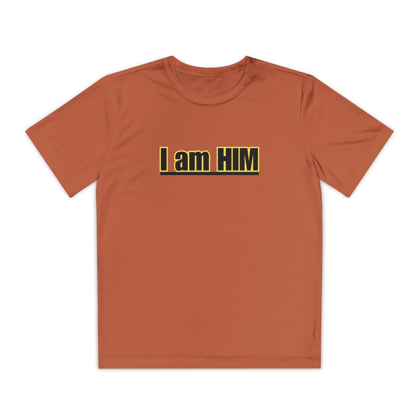 'I am HIM' with Bold Graphic Design