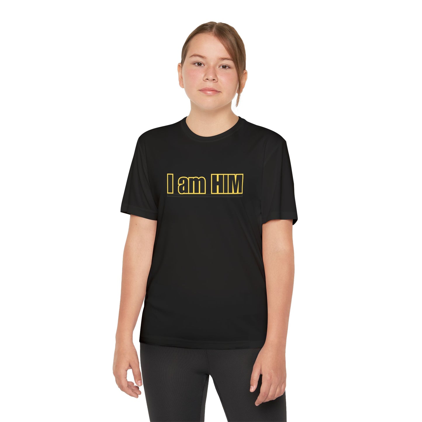 'I am HIM' with Bold Graphic Design