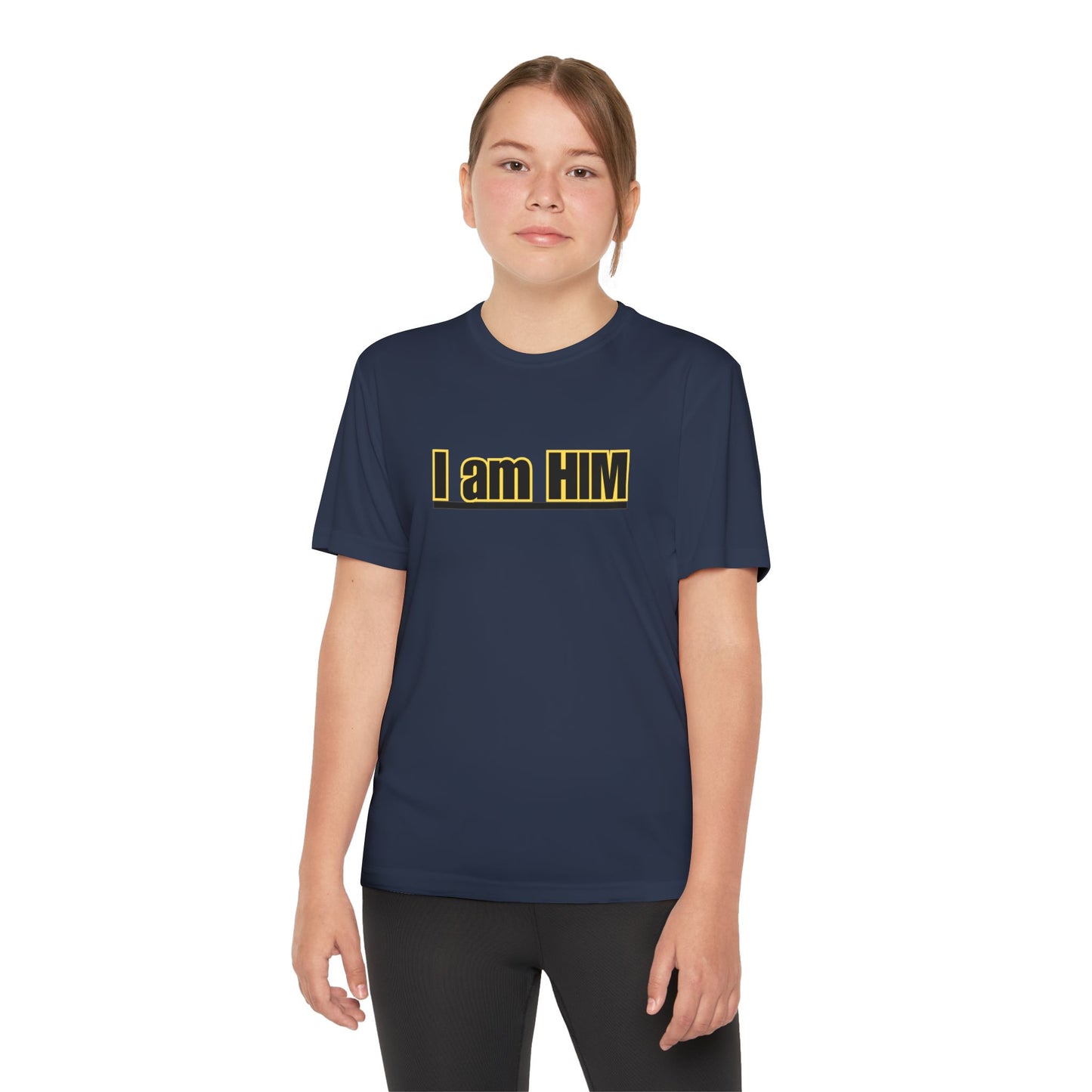 'I am HIM' with Bold Graphic Design