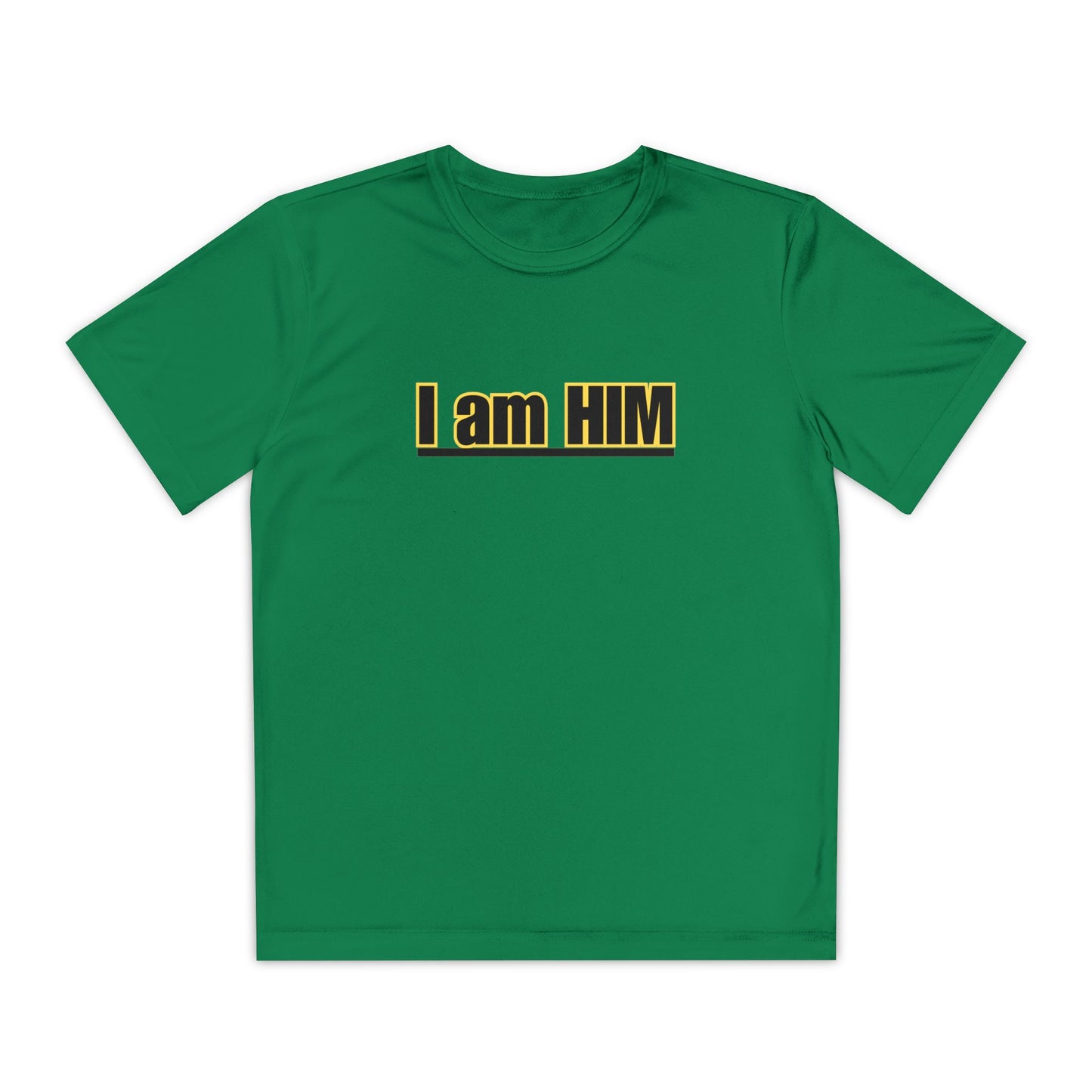 'I am HIM' with Bold Graphic Design
