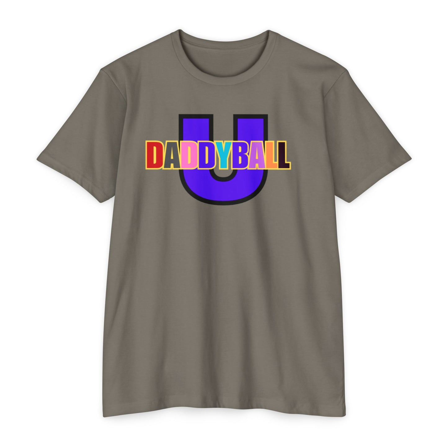 Fun Daddyball Unisex CVC Jersey T-Shirt