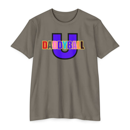 Fun Daddyball Unisex CVC Jersey T-Shirt