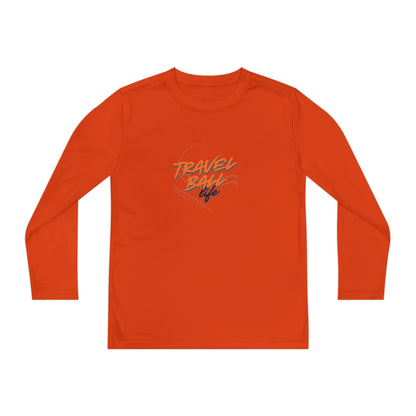 Travel Ball life long sleeve kids tee