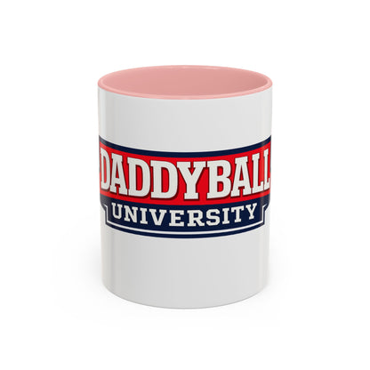Daddyball University Accent Coffee Mug