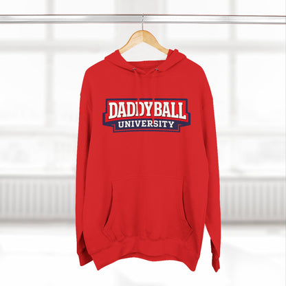 Daddyball University Hoodie — Collegiate Dad Sports Pullover