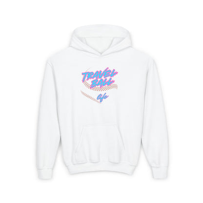 Blue/Pink Travel Ball Life Youth Hoodie