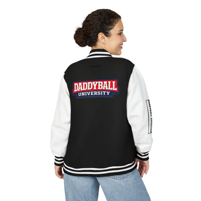 Letterman Jacket — "Daddyball University" Embroidered Varsity Jacket