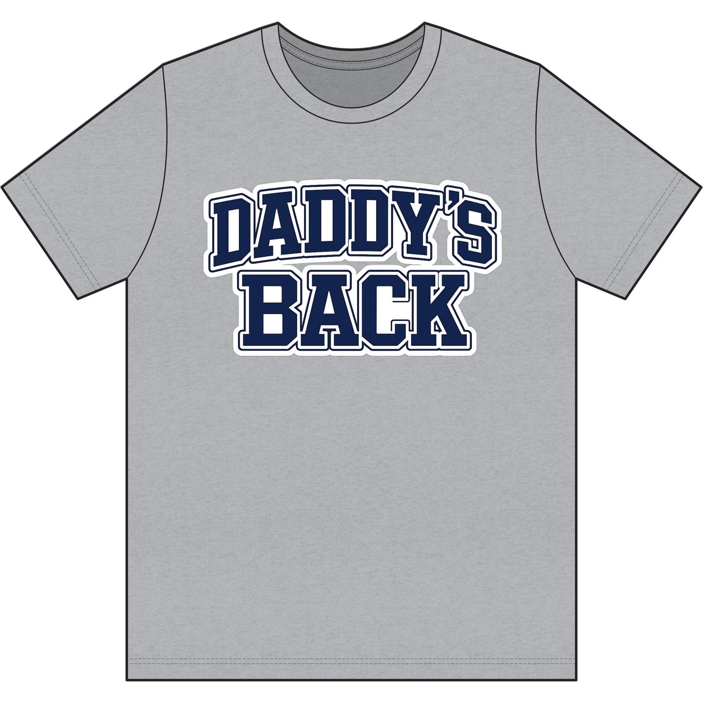 Daddy's Back T-Shirt — 'Daddyball University' Retro Sports Tee