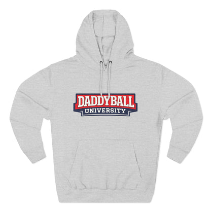Daddyball University Hoodie — Collegiate Dad Sports Pullover