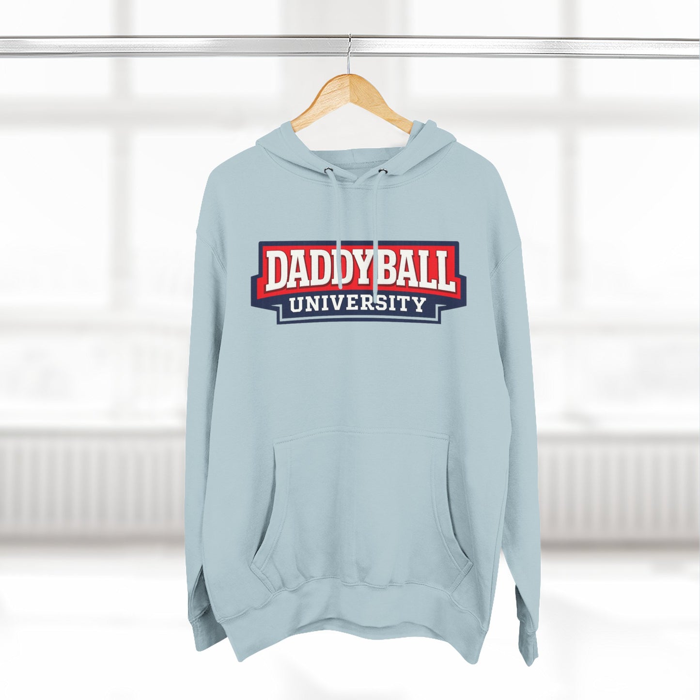 Daddyball University Hoodie — Collegiate Dad Sports Pullover