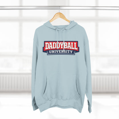 Daddyball University Hoodie — Collegiate Dad Sports Pullover