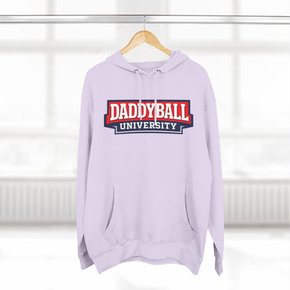 Daddyball University Hoodie — Collegiate Dad Sports Pullover
