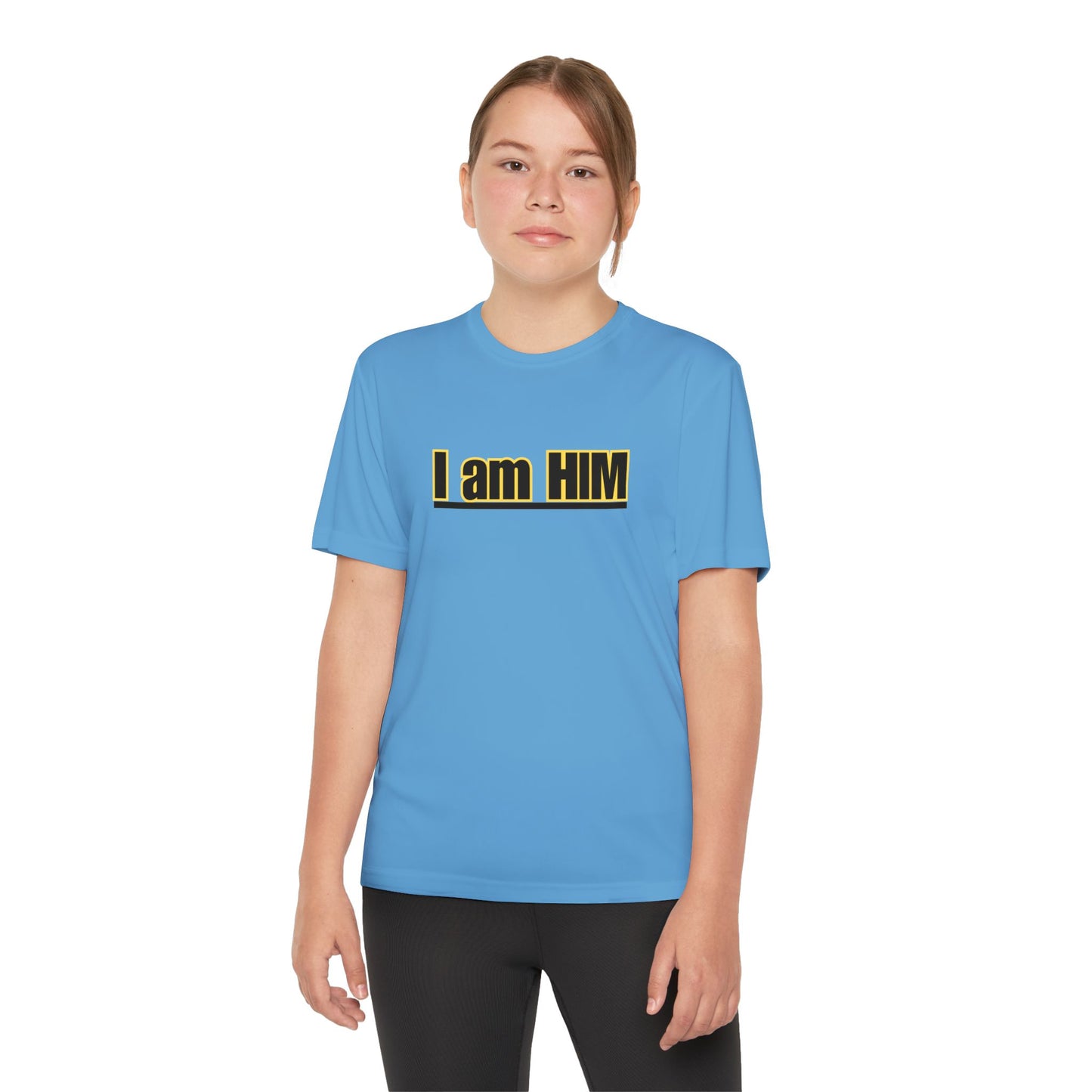 'I am HIM' with Bold Graphic Design