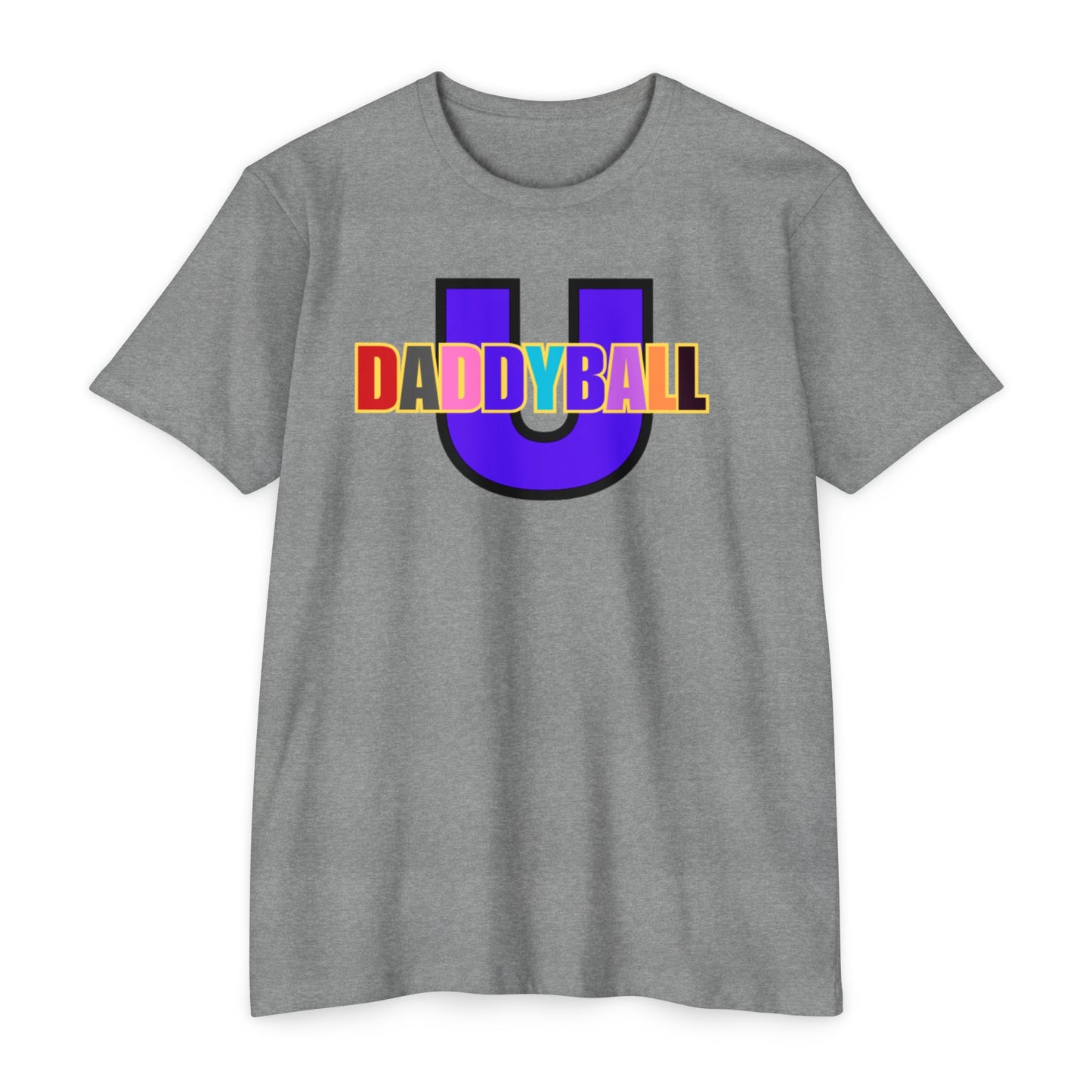 Fun Daddyball Unisex CVC Jersey T-Shirt