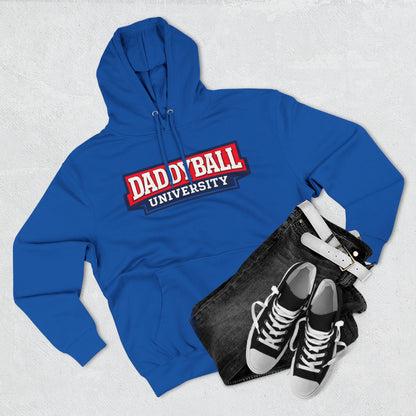 Daddyball University Hoodie — Collegiate Dad Sports Pullover