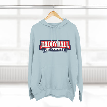 Daddyball University Hoodie — Collegiate Dad Sports Pullover