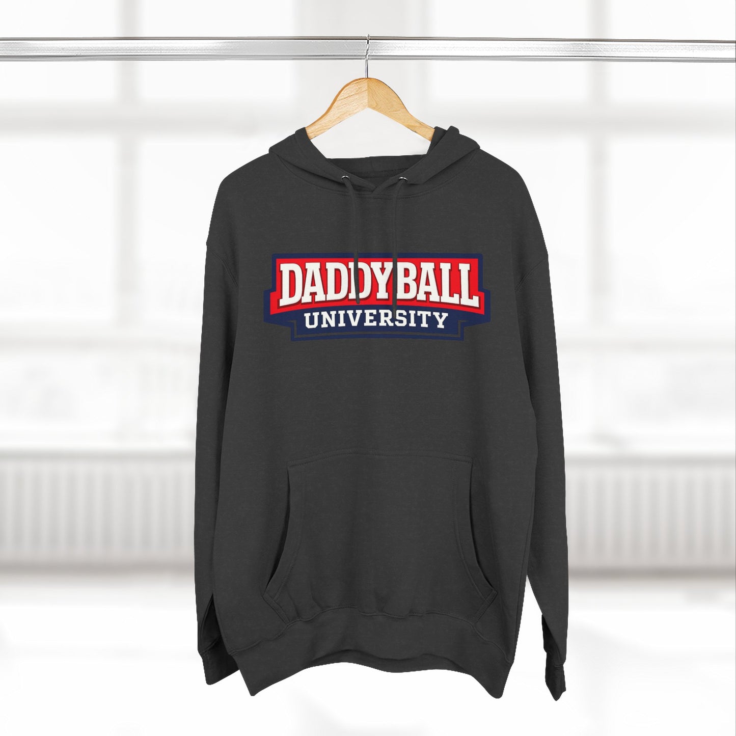 Daddyball University Hoodie — Collegiate Dad Sports Pullover