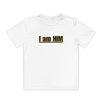 'I am HIM' with Bold Graphic Design