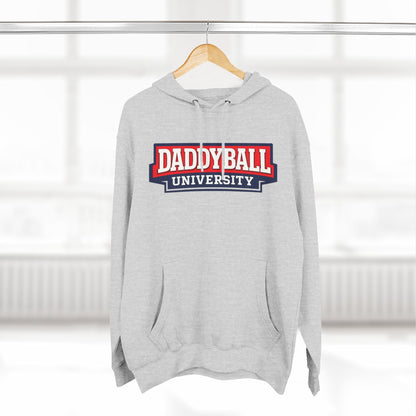 Daddyball University Hoodie — Collegiate Dad Sports Pullover