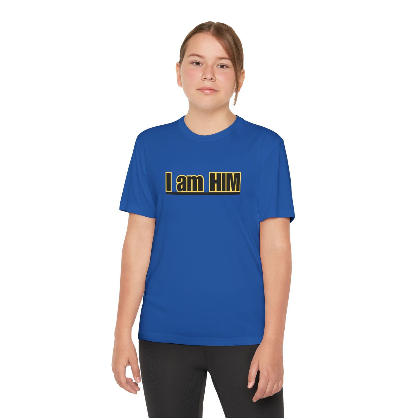 'I am HIM' with Bold Graphic Design