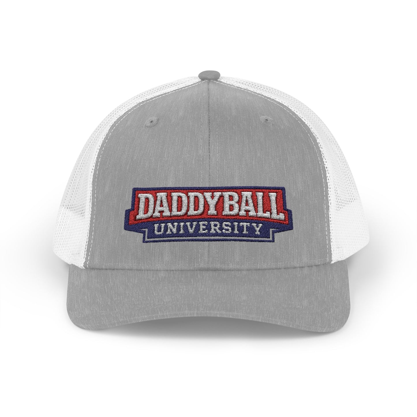 Daddyball University Trucker Cap - Vintage Collegiate Snapback Hat