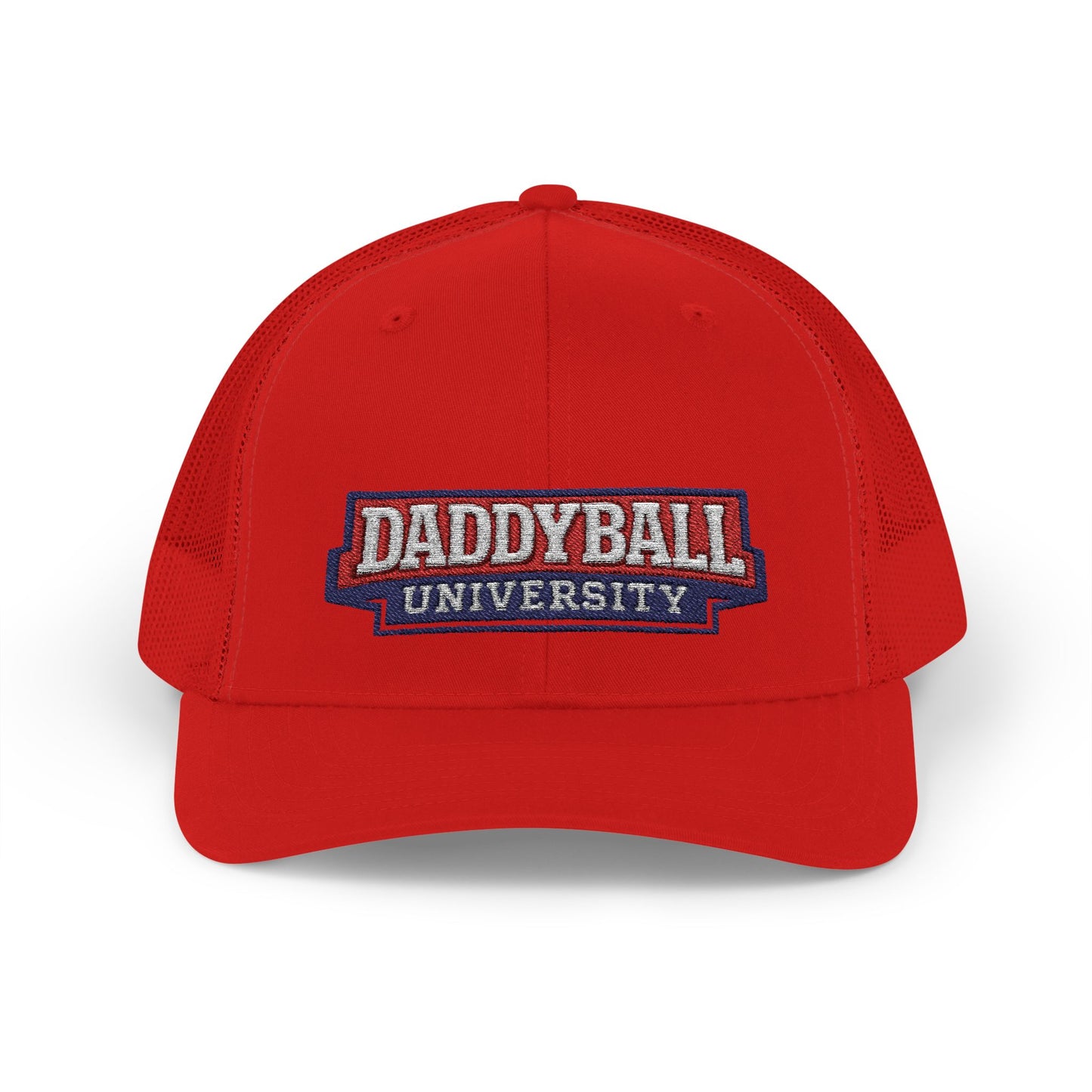 Daddyball University Trucker Cap - Vintage Collegiate Snapback Hat