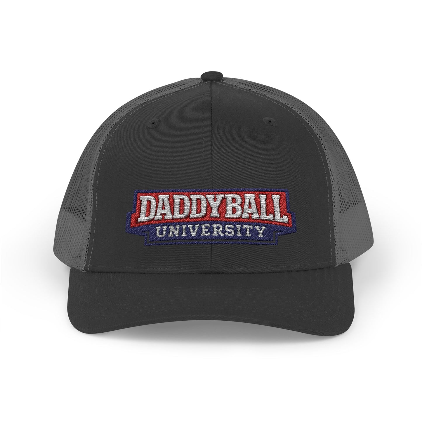 Daddyball University Trucker Cap - Vintage Collegiate Snapback Hat