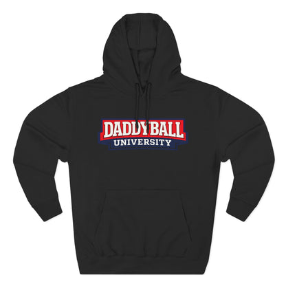 Daddyball University Hoodie — Collegiate Dad Sports Pullover