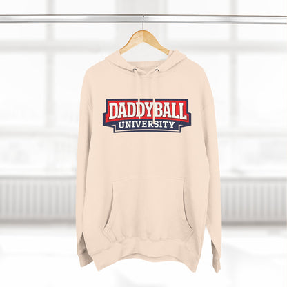 Daddyball University Hoodie — Collegiate Dad Sports Pullover