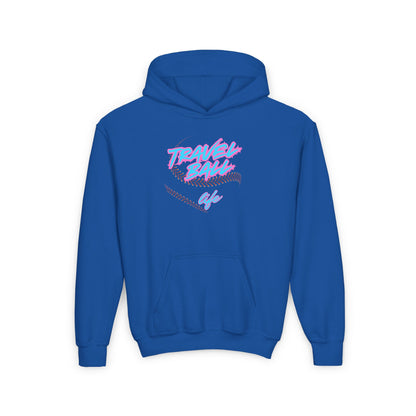 Blue/Pink Travel Ball Life Youth Hoodie