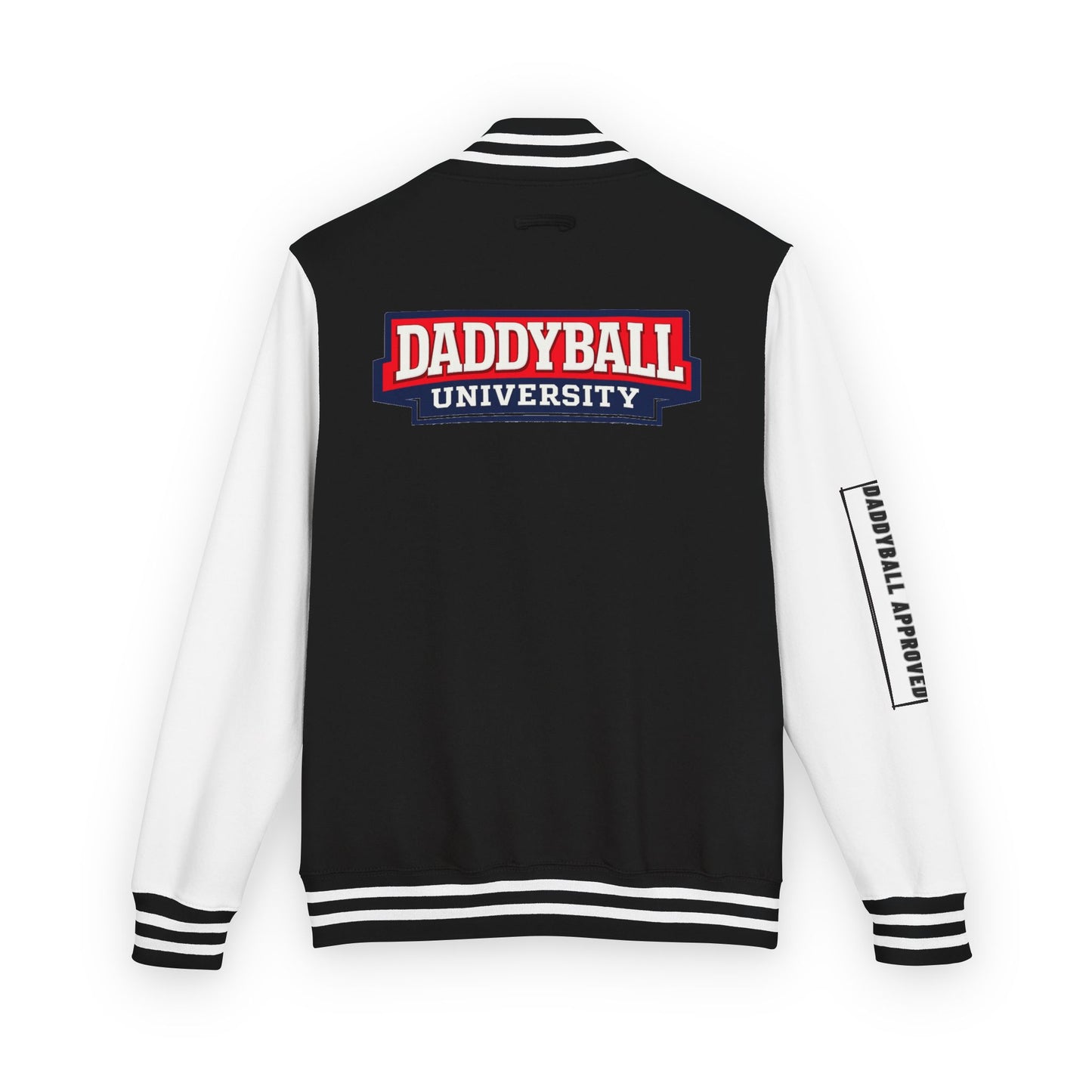 Letterman Jacket — "Daddyball University" Embroidered Varsity Jacket