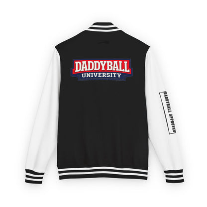Letterman Jacket — "Daddyball University" Embroidered Varsity Jacket