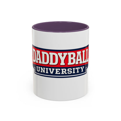 Daddyball University Accent Coffee Mug