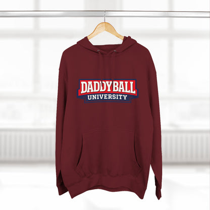Daddyball University Hoodie — Collegiate Dad Sports Pullover