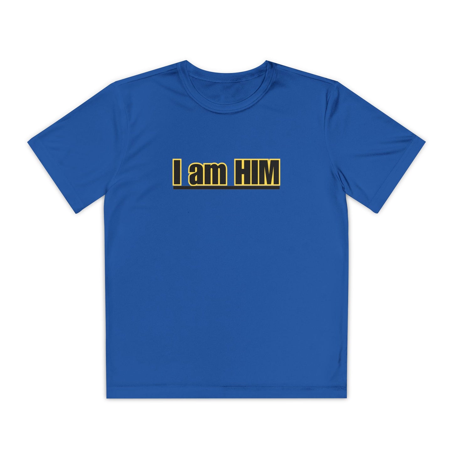 'I am HIM' with Bold Graphic Design