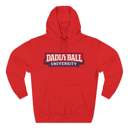 Daddyball University Hoodie — Collegiate Dad Sports Pullover