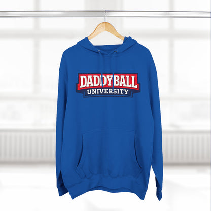 Daddyball University Hoodie — Collegiate Dad Sports Pullover