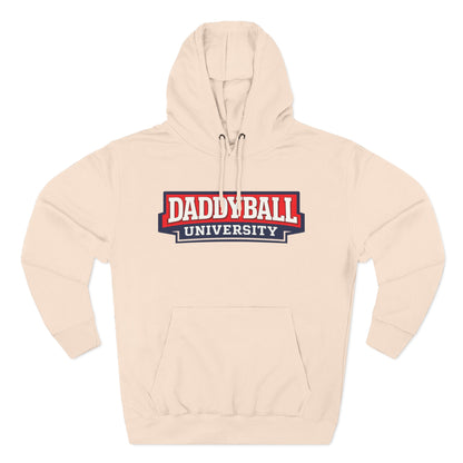 Daddyball University Hoodie — Collegiate Dad Sports Pullover