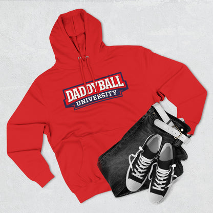 Daddyball University Hoodie — Collegiate Dad Sports Pullover