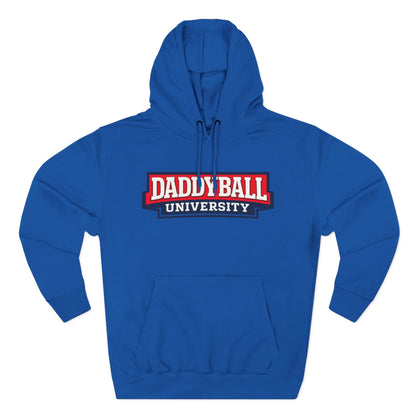 Daddyball University Hoodie — Collegiate Dad Sports Pullover
